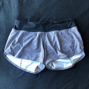 Grey lululemon shorts